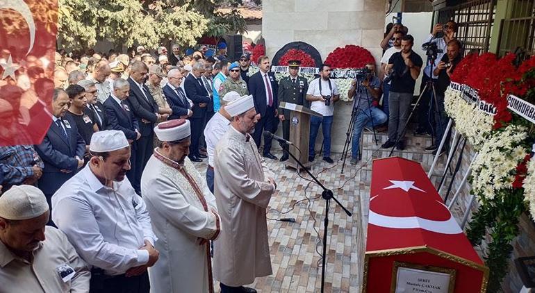 Şehit Uzman Çavuş Mustafa Çakmak, son yolculuğuna uğurlandı