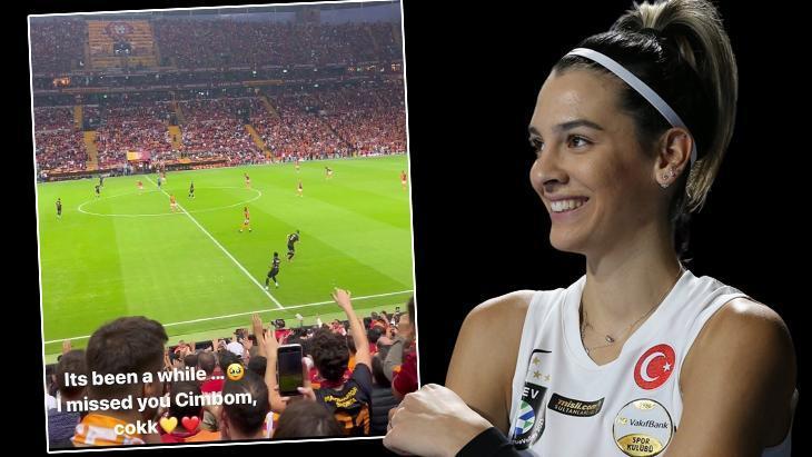 VakıfBank’ın yıldızı Carutasu tribünde: Seni çok özledim Cimbom