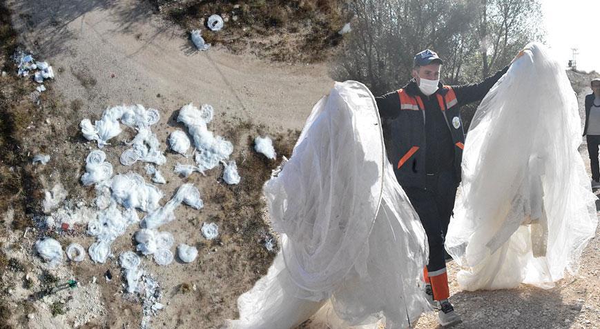 Dere yakınında bulunan gelinliklerin akıbeti belli oldu