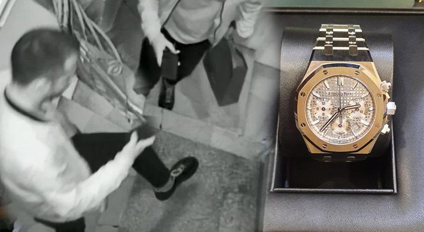 1’i kadın 5 kişi! 40 bin euro değerindeki saati böyle çaldılar