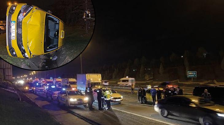 Ataşehir’de feci kaza! ‘En az 5 takla attı’