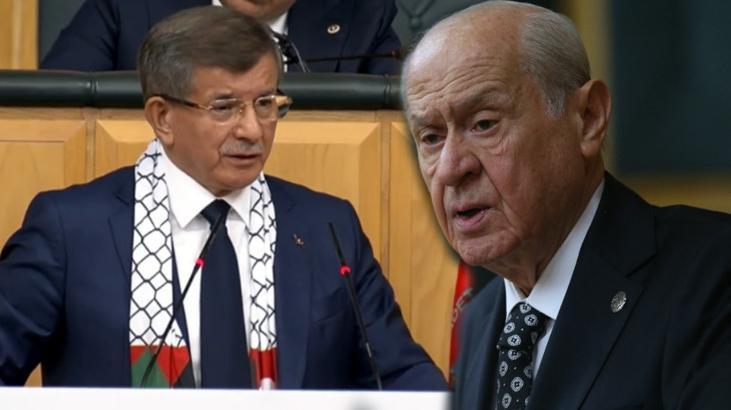 Devlet Bahçeli ve Ahmet Davutoğlu, Gazze için görüşecek