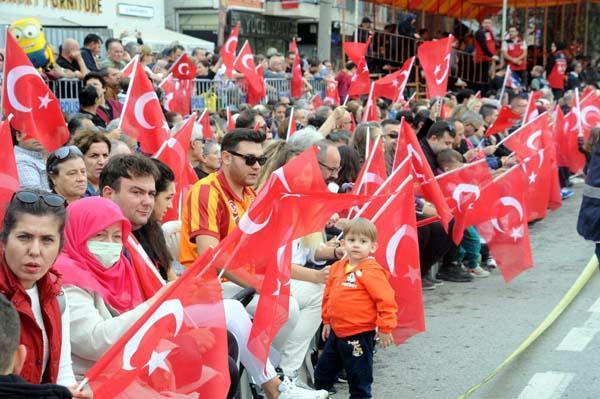 Trakya'da 29 Ekim coşkusu Cumhuriyet'in 100'üncü yıl coşkusu