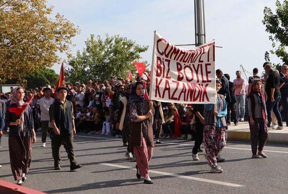 Trakya'da 29 Ekim coşkusu Cumhuriyet'in 100'üncü yıl coşkusu