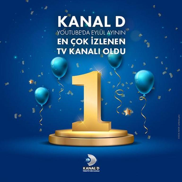 Kanal D, YouTube'da eylül ayının en çok izlenen televizyon kanalı oldu