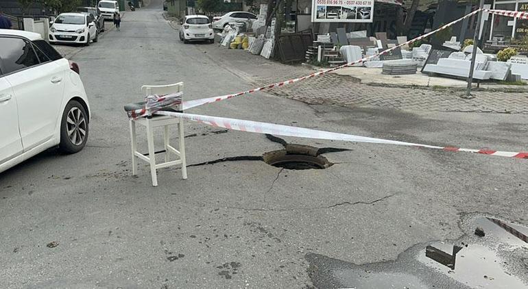 Ümraniye’de rögarda patlama! 'Bomba zannettik'