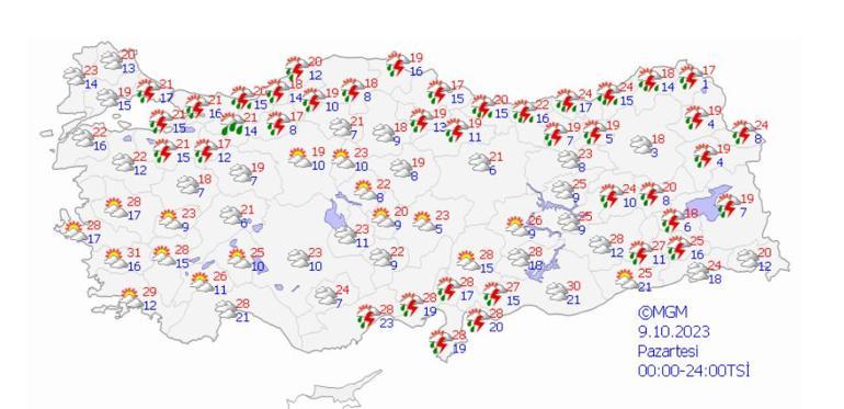 Meteoroloji tek tek saydı: 14 il için uyarı! 'Kuvvetli geliyor'