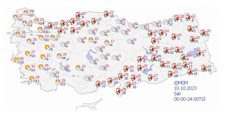 Meteoroloji tek tek saydı: 14 il için uyarı! 'Kuvvetli geliyor'