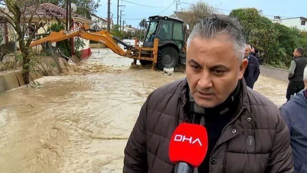 İstanbul'da sağanak! Silivri’de dere taştı, evleri su bastı