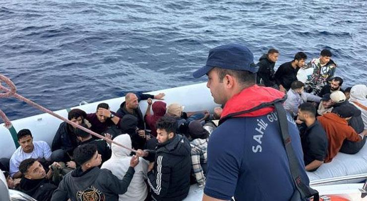İhbar geldi, harekete geçildi! Datça’da göçmen operasyonu