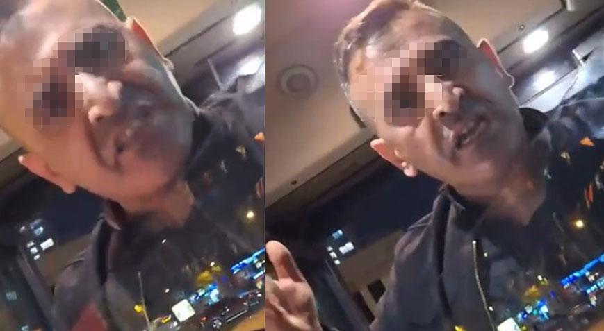 Dehşet dolu anlar! İETT otobüsünün önünü kesip tehditler savurdu