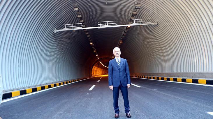 Bolu Dağı Tüneli 90 metre uzatıldı, açılışı Bakan Uraloğlu yaptı