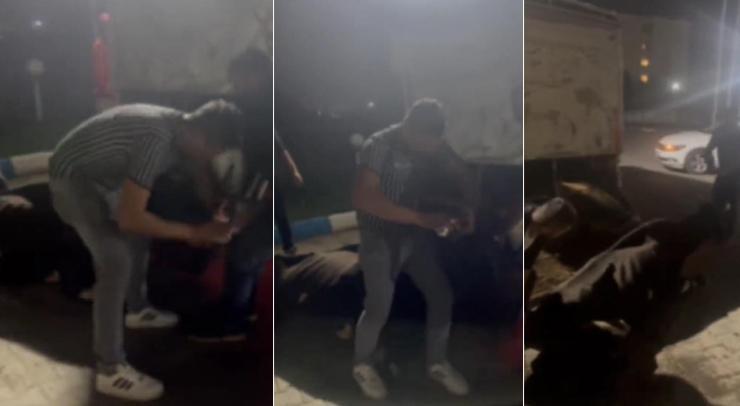 Pes dedirten görüntü! İneğe içirip, video çektiler