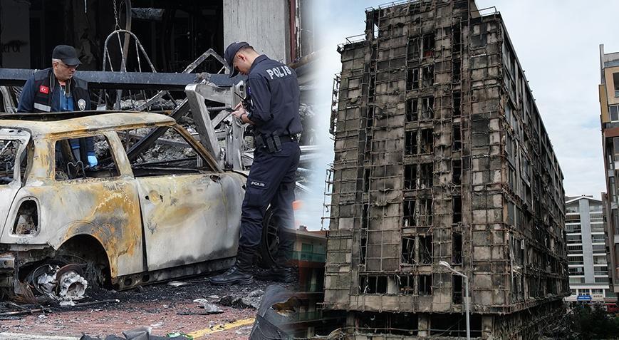 99 ofisin bulunduğu iş merkezi 7 saatte söndürüldü! Korkunç manzara