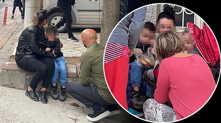 Görüntüler yürek sızlattı! Gözlerinin önünde dehşeti yaşarı