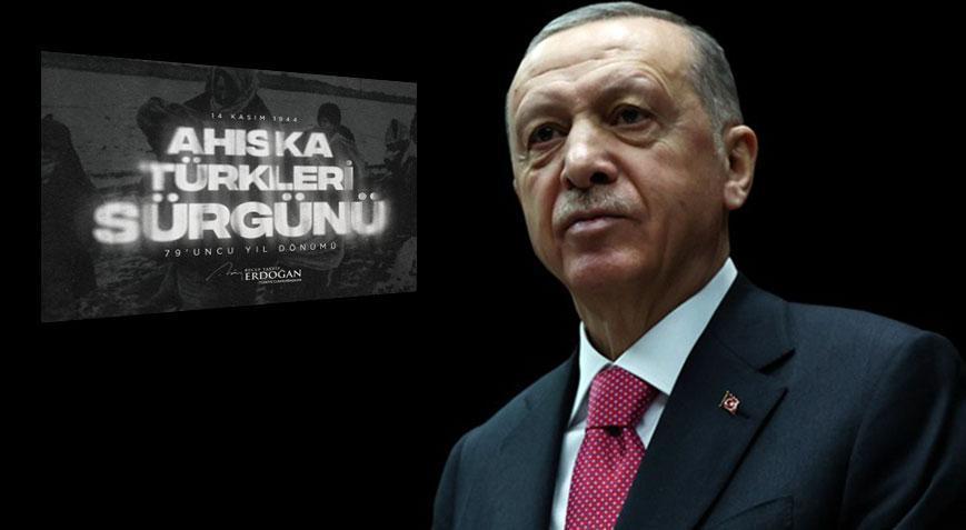 Cumhurbaşkanı Erdoğan’dan Ahıska Türkleri sürgünü paylaşımı