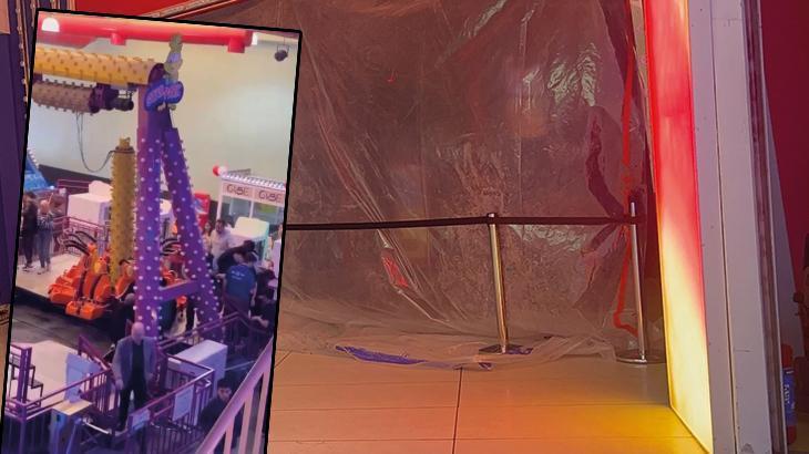 AVM’de korkunç olay! Salıncağın bağlantı demiri koptu: 5 çocuk yaralandı