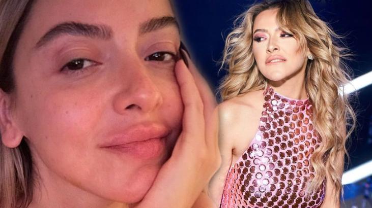 Hadise’nin makyajsız pozları olay oldu