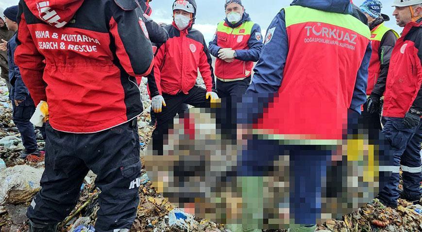 Çöp yığınının altında kalan belediye işçisinden acı haber