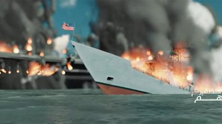 Gazze’deki savaşta son dakika… Videoda Amerikan savaş gemisi de var! Yer: Babülmendep Boğazı