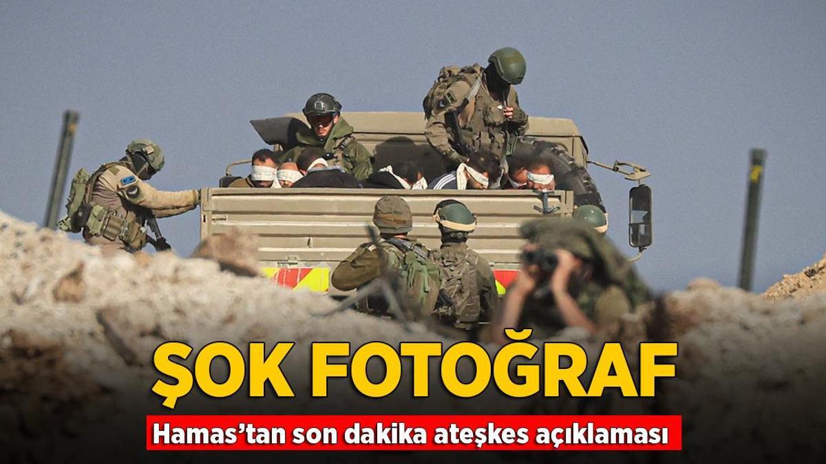 Gazze’deki savaşta son dakika… Hamas ateşkesi duyurdu, AFP şok fotoğrafları dünyaya geçti!