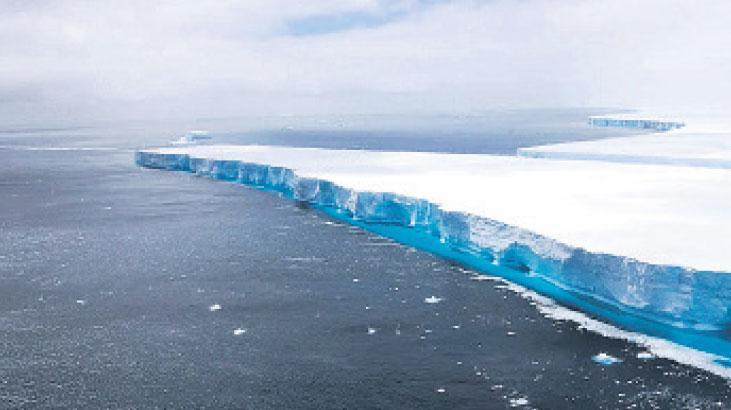 Dev buzdağı A23A uyandı