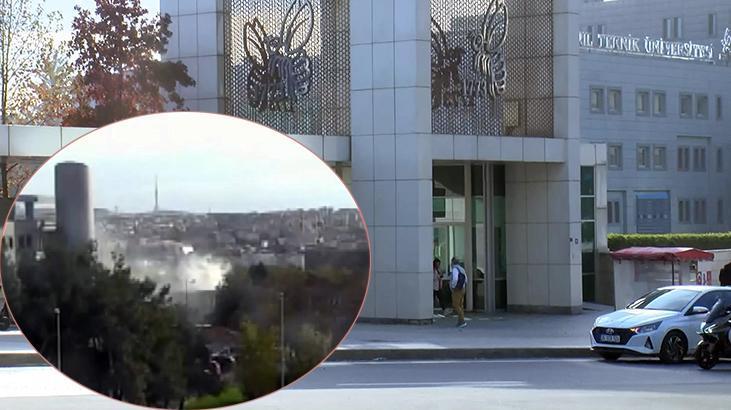 İTÜ Rektörlük binasında yangın