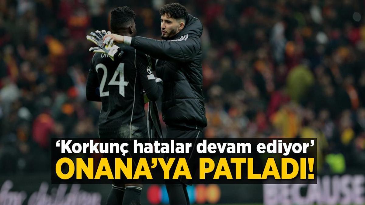 İngiliz efsane, Andre Onana’ya patladı! ‘Korkunç hatalar devam ediyor’