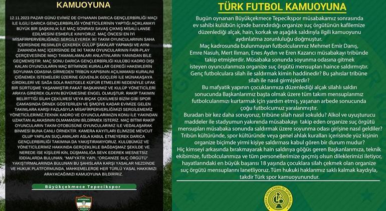 Skandal iddia! Maçta silahlı saldırı: 5 futbolcu yaralandı