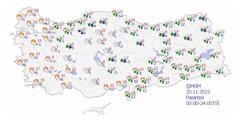 Meteoroloji'den 12 ile uyarı! Kuvvetli şekilde geliyor