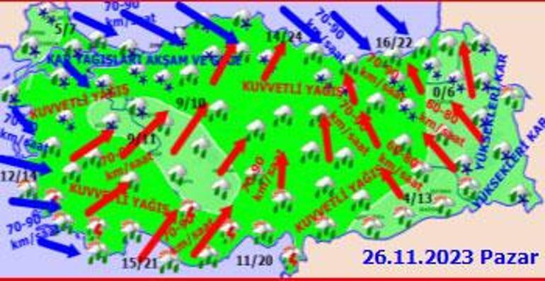 Son dakika... Meteoroloji ve AKOM’dan peş peşe kar uyarısı! Pazar gününe dikkat: Tüm yurdu etkisi altına alacak