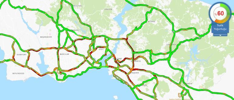 İstanbul trafiğinde son durum! Şiddetli yağışlar başladı