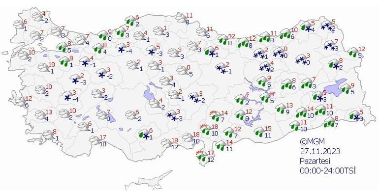 Son dakika... Kar, fırtına, kuvvetli yağış bir arada! İstanbul, Ankara ve İzmir dahil 64 kente uyarı