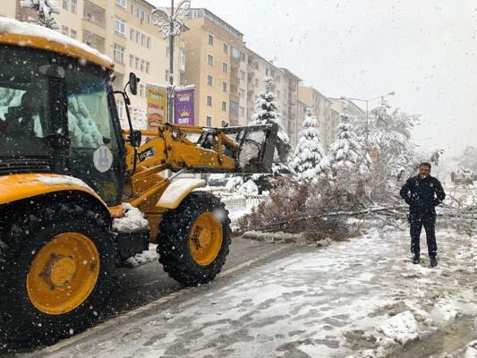 Erzurum'da kar esareti! Hayat durma noktasına geldi