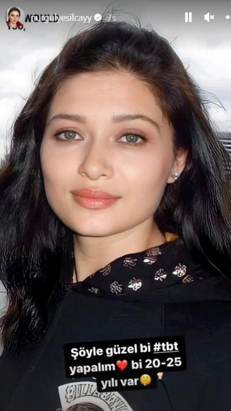 Nurgül Yeşilçay'dan nostalji paylaşımı! 'Hiç değişmemiş'