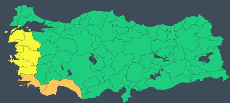 Son dakika... Meteoroloji alarm verdi! Metrekareye 100 kg yağış düşecek