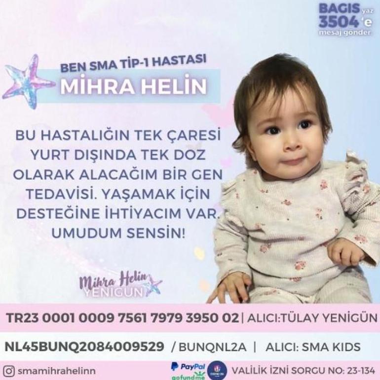 SMA'lı Mihra Helin için zaman daralıyor