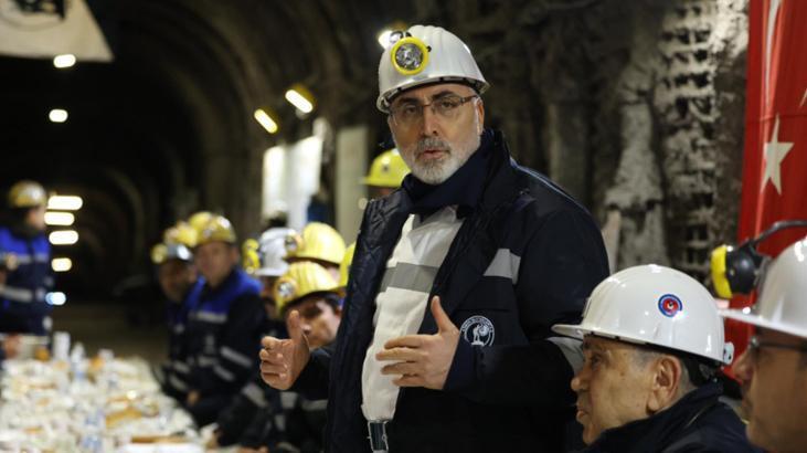 Bakan Işıkhan, maden işçileriyle buluştu! ‘Hepimizin hedefidir’