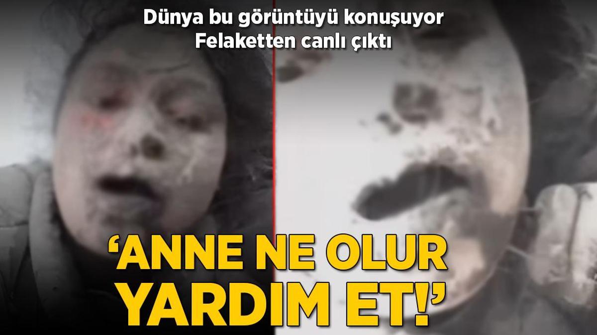 Yanardağ felaketinden sağ çıktı: Anne ne olur yardım et
