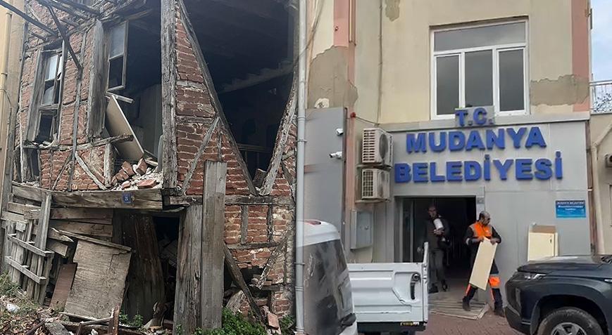 Dün meydana gelen 5.1’lik depremde kolonları çatlamıştı! Belediye binası tahliye edildi
