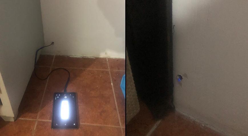 Ambulans şoföründen gizli kamera skandalı! Kadın çalışanlar duvardaki ışığı fark etti