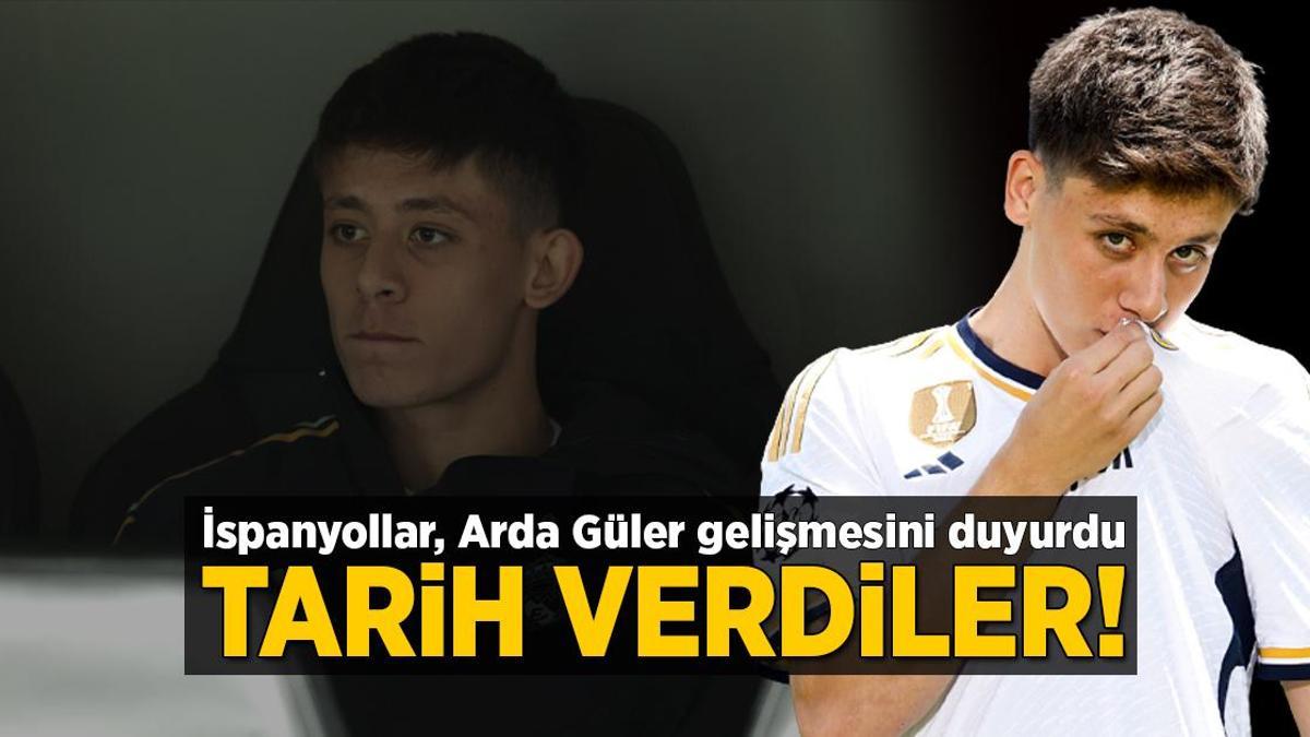 İspanyollar, Arda Güler sürprizini açıkladı! Tarih vererek duyurdular