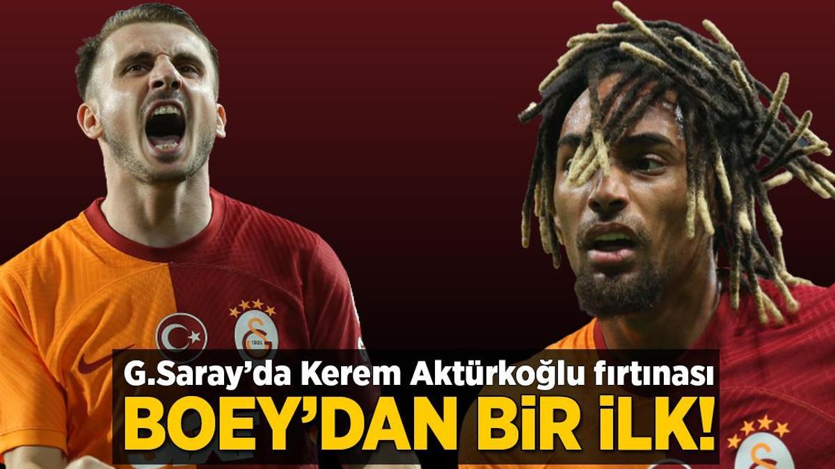 Galatasaray’da Kerem Aktürkoğlu fırtınası! Sacha Boey’dan bir ilk