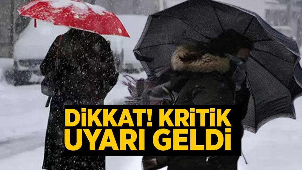 Dikkat! Kritik uyarı geldi… Sıcaklıklar bir anda düştü