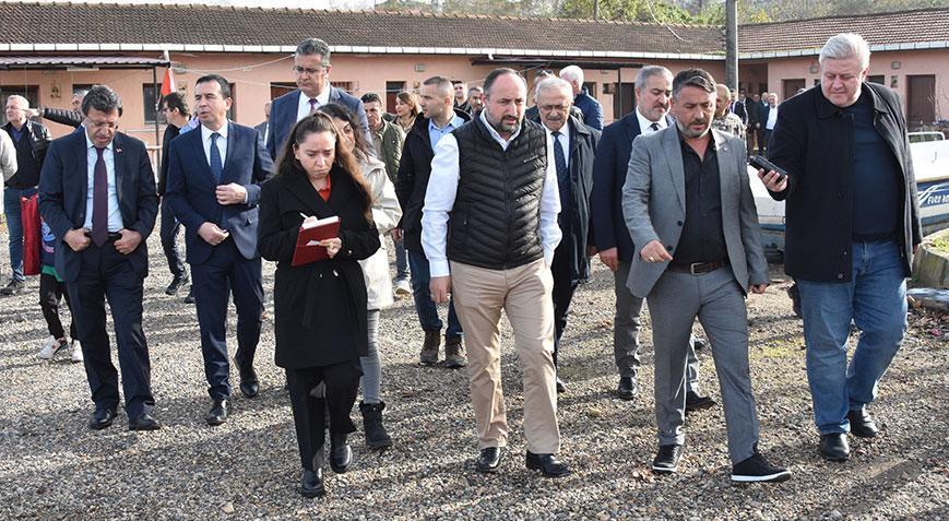 TBMM Su Ürünleri Araştırma Komisyonu üyeleri Ordu’da balıkçıları ziyaret etti