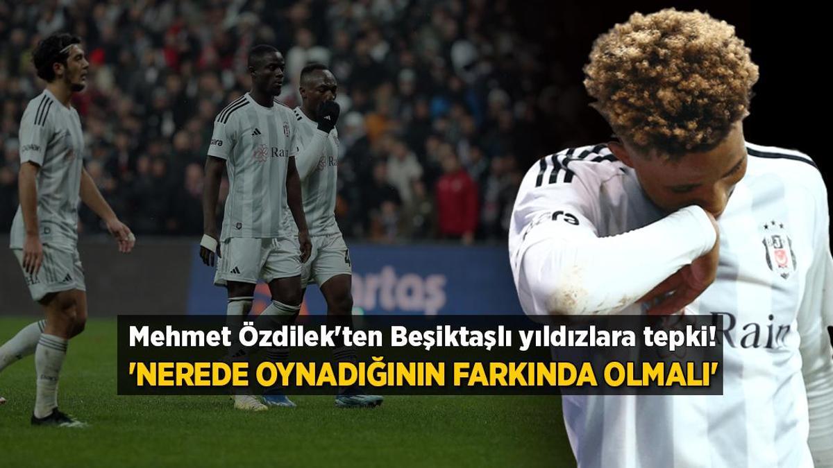 Mehmet Özdilek’ten Beşiktaş’ın yıldızlarına tepki! ‘Nerede oynadığının farkında olmalı’