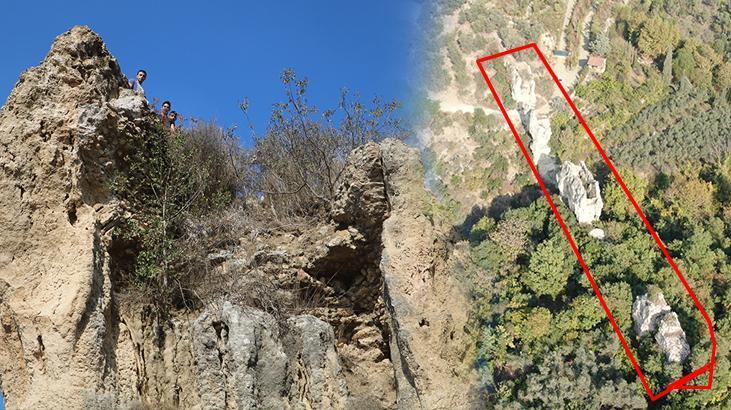 Devasa taşlarla inşa edilmişti: Geriye bu kaya parçaları kaldı