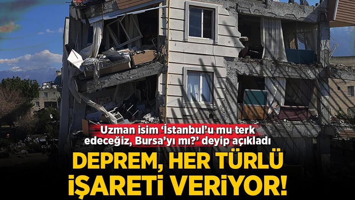 Uzman isim ‘İstanbul’u mu terk edeceğiz, Bursa’yı mı?’ deyip uyardı! Deprem, her türlü işareti veriyor