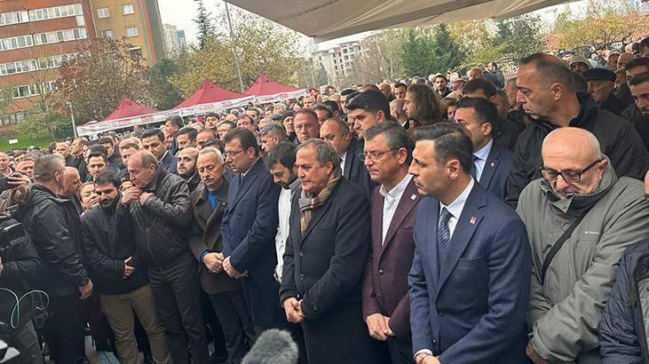 CHP lideri Özel, İstanbul’da cenazeye katıldı