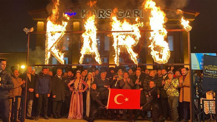 İlk seferini gerçekleştiren Turistik Doğu Ekspresi, Kars’a ulaştı